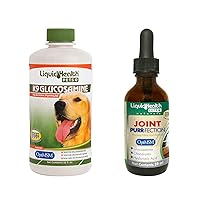 32 Oz Dog Liquid Glucosamine and Cat Dropper Glucosamine, Puppies, Kittens - Chondroitin, MSM, Hyaluronic Acid – Joint Health, Dog Vitamins Hip Joint Juice, Cat Joint Oil