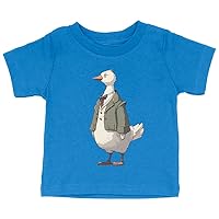 Goose Print Baby Jersey T-Shirt - Beautiful Baby T-Shirt - Cute T-Shirt for Babies