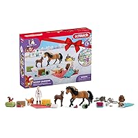 Schleich Horse Club — Kids Advent Calendar 2023, with 24 Unique Toys from The World of Lakeside, Including Horses, Rider, Dog, Saddle and Other Accessories, Ideas for Kids Ages 5+
