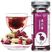 Plant Gift 100% Herbal Carnations Flowers Tea,Chinese Flower tea, 100% natural carnation tea health 45g/1.58oz