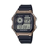 Casio Men Digital Japanese Quartz Watch with Resin Strap AE-1200WH-5AVCF
