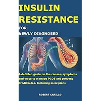INSULIN RESISTANCE FOR NEWLY DIAGNOSED: A detailed guide on the causes, symptoms and ways to manage PCOS and prevent Prediabetes. Including meal plans INSULIN RESISTANCE FOR NEWLY DIAGNOSED: A detailed guide on the causes, symptoms and ways to manage PCOS and prevent Prediabetes. Including meal plans Kindle Paperback