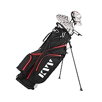 Men’s Complete Golf Clubs Package Set Includes Driver, Fairway, Hybrid, 5#-P# Irons, Putter, Stand Bag, Head Covers, Right Handed