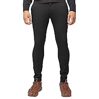 X RAY Men's Slim Flexible Comfortable Commuter Pants, Solid Colored Stretch Denim Jeans