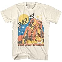Bad Company Classic Rock Good Lovin Gone Bad Adult Short Sleeve T-Shirts Cool Graphic Tees