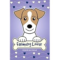 Farmdog Lover Notebook and Journal: 120-Page Lined Notebook for Writing and Journaling (6 x 9) (Tan Danish-Swedish Farmdog Notebook)