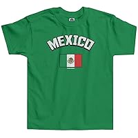 Threadrock Little Boys' Mexico Mexican Flag Toddler T-Shirt