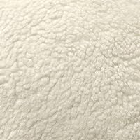 Solid Ivory Sherpa Fleece Fabric by The Yard