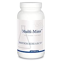 Biotics Research Multi Mins Multi Mineral Complex, Full Spectrum Mineral Complex, Balanced Source of Mineral Chelates and Whole Food, Phytochemically Bound Trace Minerals, Easily Absorbed. 360 Tabs