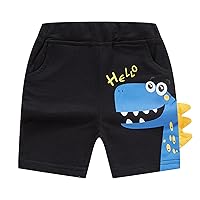 Shorts for Baby Boy Kids Sport Cartoon Dinosaur Prints Casual Shorts Fashion Beach Cargo Pants Boys Shorts Size