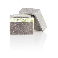 Zents Concreta, Firming Repair Balm and Solid Parfum (Oolong Fragrance), With Pure Organic Shea Butter and Organic Coconut Oil in Soapstone,1.25 fl oz