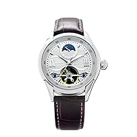 Gallucci Unisex Fashion Automatic Wrist Watch with Sun & Moon Phase, Date and Roman Figure Display