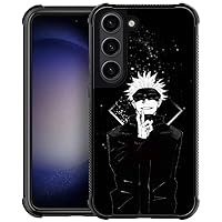 DJSOK Compatible with Samsung Galaxy S23 FE Case,Anime006 with Four Corners Bumper Protection Cover for Lady Men Shock Non-Slip Anti-Scratch Case for Samsung Galaxy S23 FE 6.4-inch