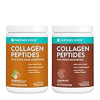 Hazelnut & Chocolate Collagen Bundle - Grass-Fed Hazelnut Collagen Peptides & Chocolate Collagen Peptides, Perfect for Delicious Coffee Drinks, Hair, Skin, Nails, Gut Health, and Joint Health Benefits