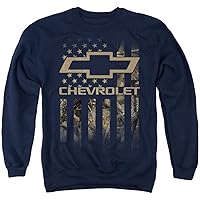 Chevrolet Camo Flag Unisex Adult Crewneck Sweatshirt for Men and Women