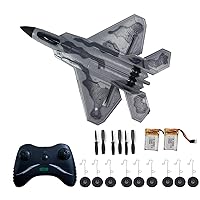 RC Plane Remote Comtrol Airplane RC 2CH Plane, F-22 Remote Control Airplane Ready to Fly, 2.4GHz Aircraft, Easy to Fly RC Glider for Beginners