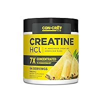 Creatine HCl Powder | Supports Muscle, Cognitive, and Immune Health | Pineapple Flavored Creatine (64 Servings)
