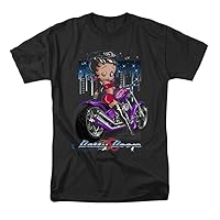 Betty Boop City Chopper Police Classic Retro Cartoon T-Shirt Tee