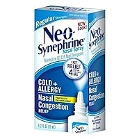 Nasal Decongestant Spray Regular Strength 0.50 oz(PACK OF 4)