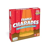 Family Charades - Family Game Night Classic - Switch charades for Group Acting - Great for Kids 5 and up