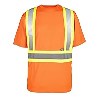 Dickies Workwear High-Visibility Short Sleeve T-Shirt, M Orange