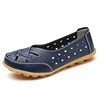 Orthopedic Loafers in Breathable Leather Women's Comfortable Loafer Casual Leather Fashion Flats Breathable Shoes
