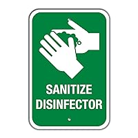 SmartSign “Sanitize Disinfector ” Sign | 18