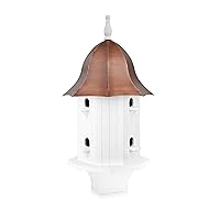 Good Directions BH204WWHT Dovecote Manor Pure Copper Roof Bird House, White
