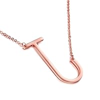 𝐁𝐢𝐠 𝐋𝐞𝐭𝐭𝐞𝐫 𝐍𝐞𝐜𝐤𝐥𝐚𝐜𝐞 Stainless Steel Initial Pendant Best Friends Jewelry for Girls 𝐖𝐨𝐦𝐞𝐧 Her Wedding Birthday Christmas Gifts