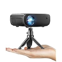 WiFi Projector for iPhone, ELEPHAS 2024 Upgraded Mini Projector with Tripod & Carry Bag, Full HD 1080P Supported, 200