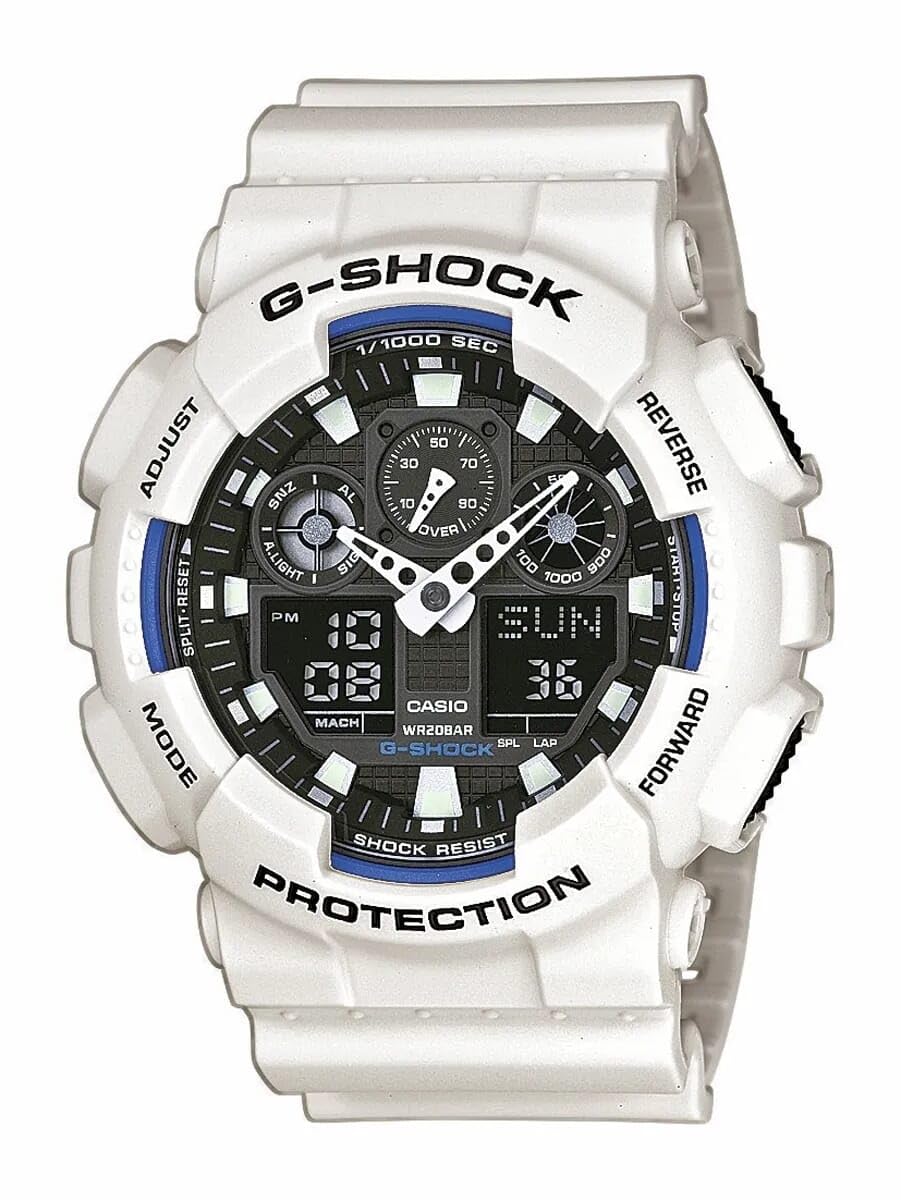 Casio G-Shock Herren Harz Uhrenarmband GA-100B-7AER