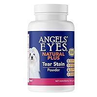 ANGELS' EYES NATURAL PLUS Tear Stain Prevention Beef Powder for Dogs | All Breeds | No Wheat No Corn | Daily Support for Eye Health | Proprietary Formula |Limited Ingredients | Net Content 45g