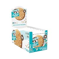 The Complete Cookie, White Chocolaty Macadamia, Soft Baked, 16g Plant Protein, Vegan, Non-GMO, 4 Ounce Cookie (Pack of 12)
