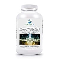 Nature's Lab Hyaluronic Acid with Biocell Collagen and MSM - Skin Hydration, Joint Health - 60 Capsules (20 Day Supply)