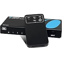 OREI 8K 4x1 HDMI 2.1 Switch 4K @ 120hz Switcher 4 in 1 Out, Support HDR, HDR10, Dolby Vision, HLG 48Gbps for Xbox Series X PS5 Roku Fire TV Monitor Projector Dolby