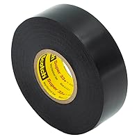 Scotch Super 33+ Electrical Tape - 3/4 in x 52 ft, Premium Grade All-Weather Vinyl, Resistant to Abrasion, Moisture, Corrosion, Alkalies - Black, 1 Roll