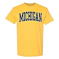 Michigan Wolverines Mega Arch, Team Color T Shirt