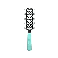 Cricket Static Free Fast Flo Color Vent Hair Brush for Blow Drying, Styling and Detangling for Long Short Thick Thin Curly Straight Wavy All Hair Types, CommitMint (Mint)