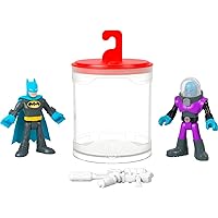 Fisher-Price Imaginext DC Super Friends Batman Toys, Color Changers Figure Set, Batman & Mr. Freeze for Preschool Kids Ages 3+ Years