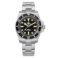 watchdives Automatic Diver Watches for Men, NH35 Movement Wristwatch Sapphire Crystal Luminous Mens Watch