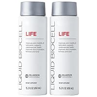 Modere Liquid Biocell Life Multi-Patented Super nutraceutical, Natural Collagen with Hyaluronic Acid Improves Joint Discomfort and Promotes Younger Looking Skin, 15.2 FL oz 450ml (Pack of 2)