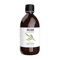 NOW Essential Oils, Tea Tree Oil, Cleansing Aromatherapy Scent, Steam Distilled, 100% Pure, Vegan, Child Resistant Cap, 16-Ounce