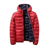 Women's Quilted Packable Down Jacket Solid Color Hooded Thickened Down Coat Winter Down Parka Puffer Waterproof