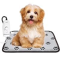 Pet Heating Pad for Cats Electric Heated Bed Mat for Kitty Waterproof Cat Warming Pad Outdoor Pet Heated Pad (18