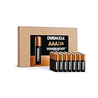 Coppertop AAA Batteries, 28 Count Pack Triple A Battery with Power Boost Ingredients, Long-lasting Power Alkaline AAA Battery for Household and Office Devices (Ecommerce Packaging)