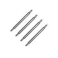 Watch Bands - Spring Bars - Pack of Four Stainless Steel Watch Pins - 16,18,20,22,24 or 26mm 1.5mm Diameter