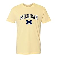 NCAA Arch Logo, Team Color T Shirt Premium Cotton, College, University