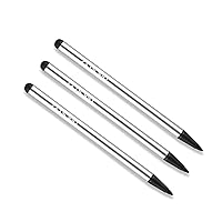 Tek Styz PRO Stylus Works for Samsung Galaxy Tab A 8.4 (2020) High Accuracy Sensitive in Compact Form for Touch Screens [3 Pack-Silver]