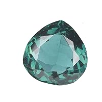 REAL-GEMS Amethyst Loose Stone 18.00 Ct. Finest Pear Cut Green Amethyst Loose Gemstone for Home Decor