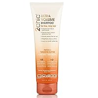 GIOVANNI 2chic Ultra-Volume Shampoo - Daily Volumizing Formula with Papaya & Tangerine Butter, Promotes Weightless Control for Fine Limp Thin Hair, No Parabens, Color Safe - 8.5 oz